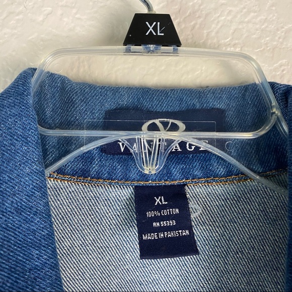 Vantage Denim Jacket Verizon Mens Size XL - Picture 4 of 8